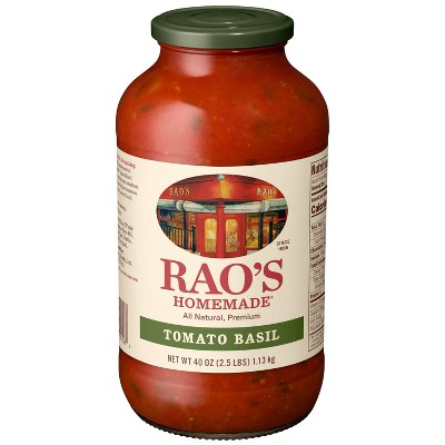 Rao's Homemade Tomato Basil Pasta Sauce - 40oz: Mild Spice
