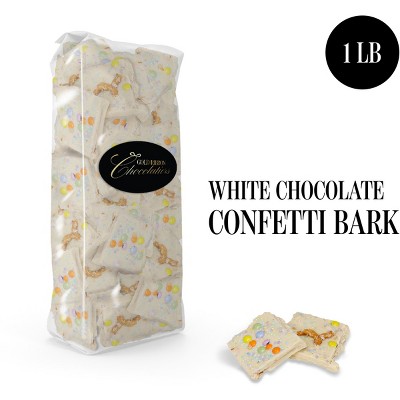 Easter Bunny Bark - Delicious White Chocolate Treat with Pretzels & Sprinkles - 1 Pound Bag