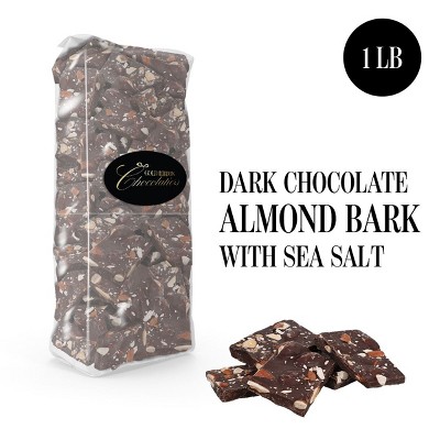 Dark Chocolate Almond Bark - Delicious Snack Perfect for the Family - 1 Pound Bag