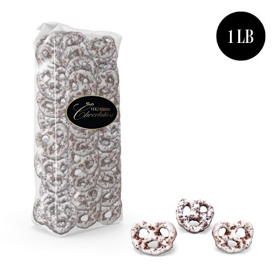 Cookies and Cream White Chocolate Pretzels - Delicious Snack Perfect for the Family - 1 Pound Bag
