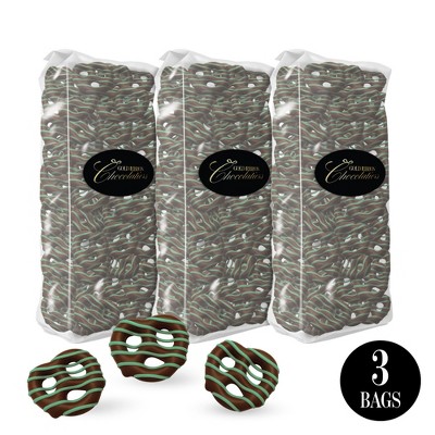 Milk Chocolate Mint Pretzels - Delicious Snack Perfect for the Family - 3 Pounds