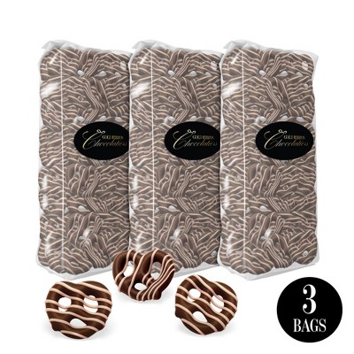 Tiramisu Pretzels - Chocolate-Covered Delight - Delicious Snack Perfect for the Family - 3 Pounds