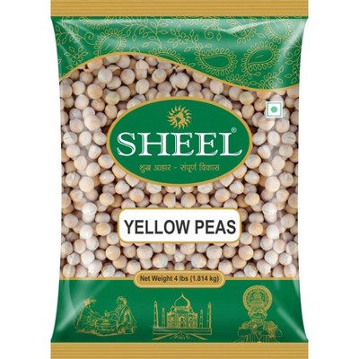 Yellow Peas - 64 oz - 4 Lb (1.8 kg) - Sheel Brand - Vegan