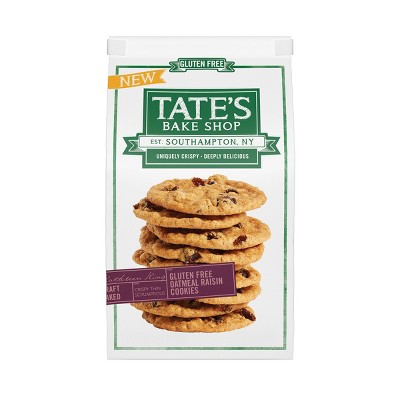 Tate's Bake Shop Gluten Free Oatmeal Raisin Cookies - 7oz: Naturally Flavored