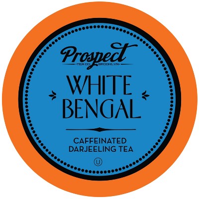 Prospect Tea White Bengal Darjeeling Tea Pods, Compatible Keurig 2.0, 40 Count