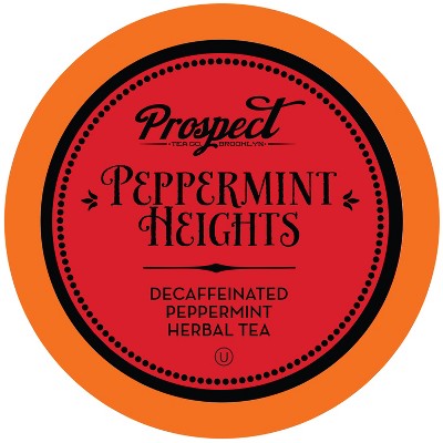 Prospect Tea Peppermint Heights Herbal Tea Pods, Compatible Keurig 2.0 , 40 Ct