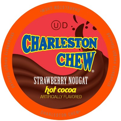 Charleston Chew Strawberry Hot Cocoa, Compatible Keurig KCup Brewers, 40 Count