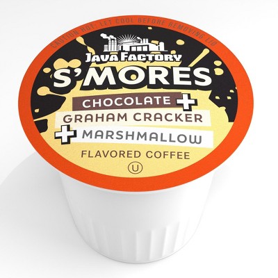 Java Factory Single-Cup Coffee for Keurig K-Cup Brewers, S'mores, 40 Count