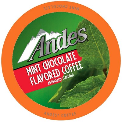 Andes Chocolate Mint Flavored Coffee Pods,Compatible Keurig2.0 KCup Brewers,40ct