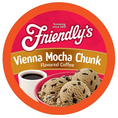 Friendly's Ice Cream Flavored Coffee Pods Keurig 2.0, Vienna Mocha Chunk, 40 Ct
