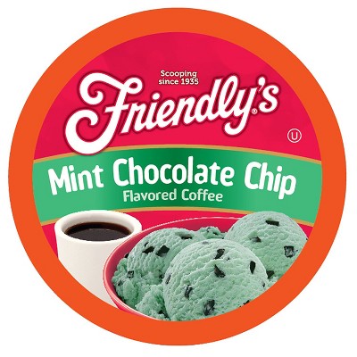 Friendly's Chocolate Mint Flavored Pods, Keurig 2.0,Mint Chocolate Chip,40 Count