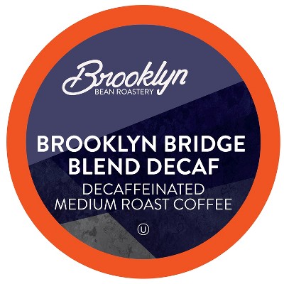 Brooklyn Beans Brooklyn Bridge Decaf Coffee Pods,Compatible 2.0 Keurig,40 Count