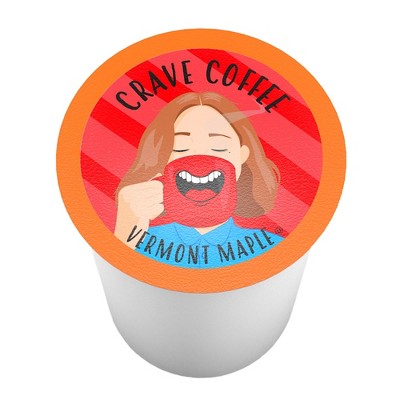 Crave Beverages Vermont Maple Flavored Coffee Pods,Compatible Keurig 2.0,40 Count