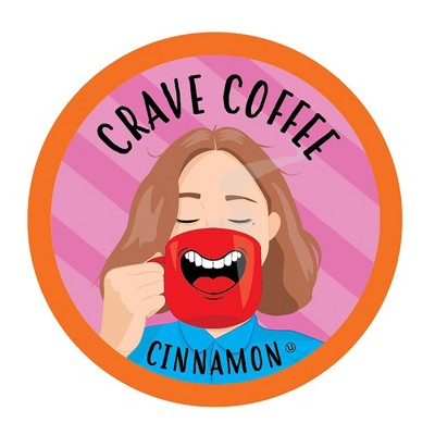 Crave Beverages Cinnamon Flavored Coffee Pods,Compatible Keurig 2.0 Brewers,40Ct