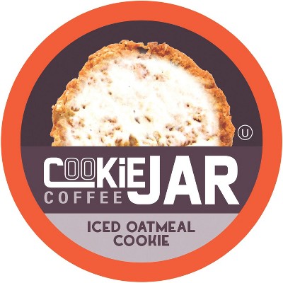 Cookie Jar Coffee Iced Oatmeal Flavored Coffee Pods,Compatible Keurig 2.0, 40 Ct