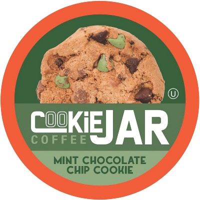 Cookie Jar Mint Chocolate Chip Flavored Coffee Pods,Compatible Keurig 2.0, 40 Ct