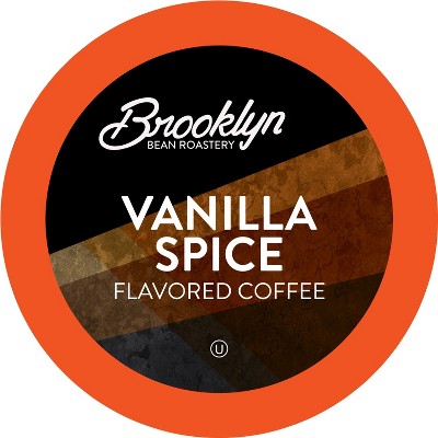 Brooklyn Bean Roastery Flavored Coffee Pods, 2.0 Keurig ,Vanilla Spice,40 count