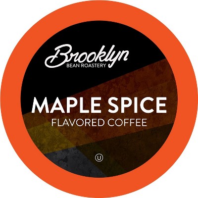 Brooklyn Bean Roastery Flavored, Maple Cinnamon Spice, 2.0 Keurig, 40 Count