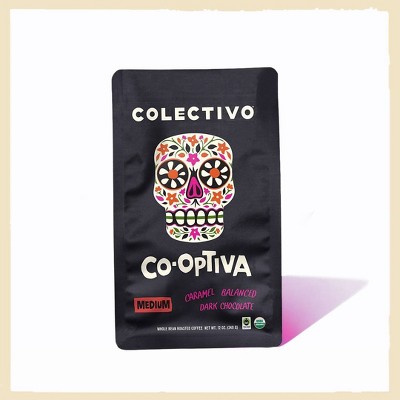 Colectivo Co-Optiva Medium Roast Coffee - 12oz: Organic Certified, Fair Trade Certified, Caramel, Dark Chocolate
