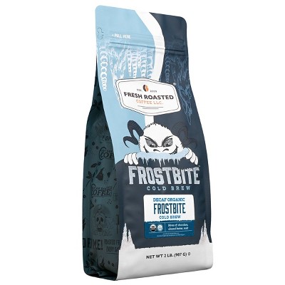Organic Frostbite, Decaf Cold Brew, 2 lb, coarse ground for cold brew, Fresh Roasted Coffee