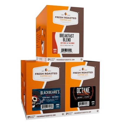 Fresh Roasted Coffee - Artisan Blends Variety Pack - 72CT Single Serve Pods
