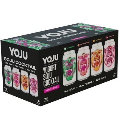 yoju Soju Cocktail Variety Pack - 8pk/12 fl oz