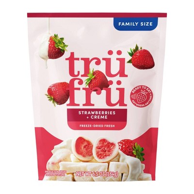 Tru Fru Freeze Dried Strawberries & Crème Chocolate - 6.5oz