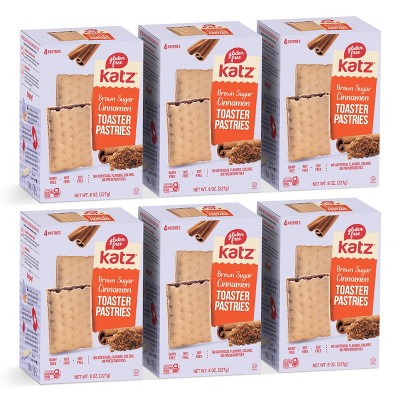 Katz Gluten Free Toaster Pastries - Cinnamon - 6 Pack