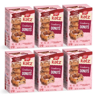 Katz Gluten Free Cranberry Donuts - 6 Pack