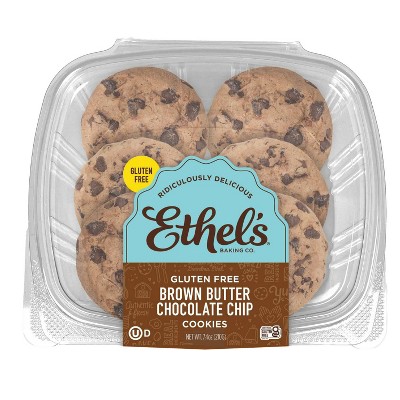 Ethel's Baking Co Gluten Free Brown Butter Chocolate Chip Cookies - 7.4oz/6ct