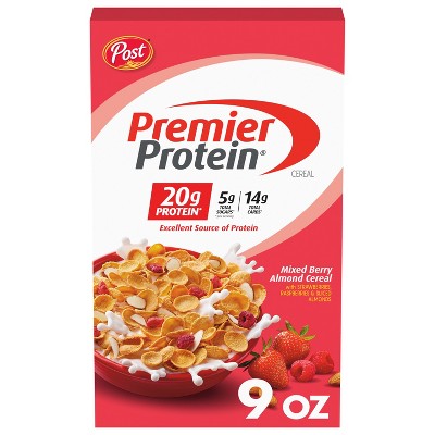 Post Premier Protein Mixed Berry Breakfast Cereal - 9oz