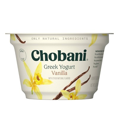 Chobani Vanilla Blended Nonfat Greek Yogurt - 12g Protein 5.3oz