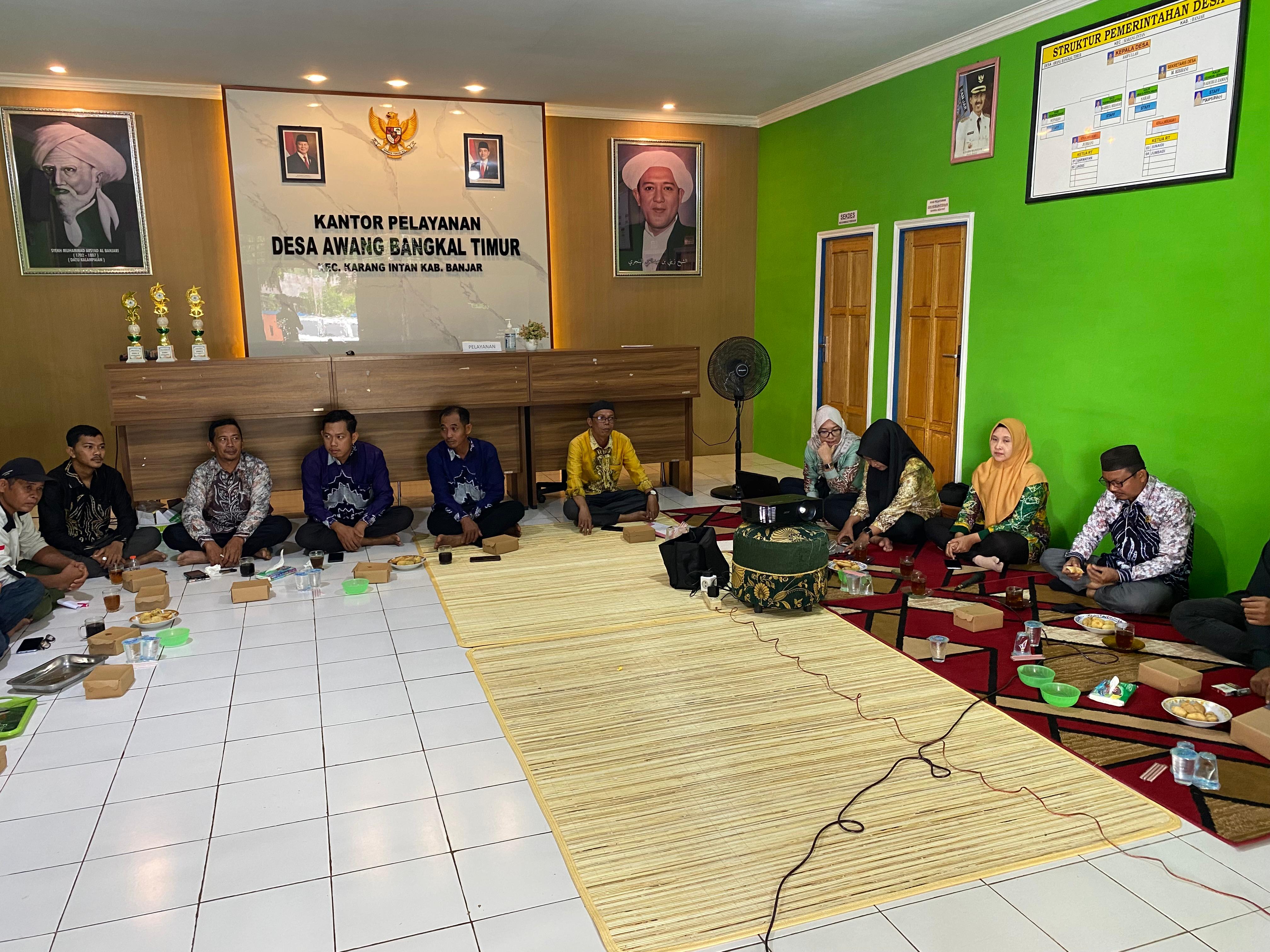 Sosialisasi Proklim di Desa Awang Bangkal Timur: Meningkatkan Aksi Adaptasi dan Mitigasi Perubahan Iklim