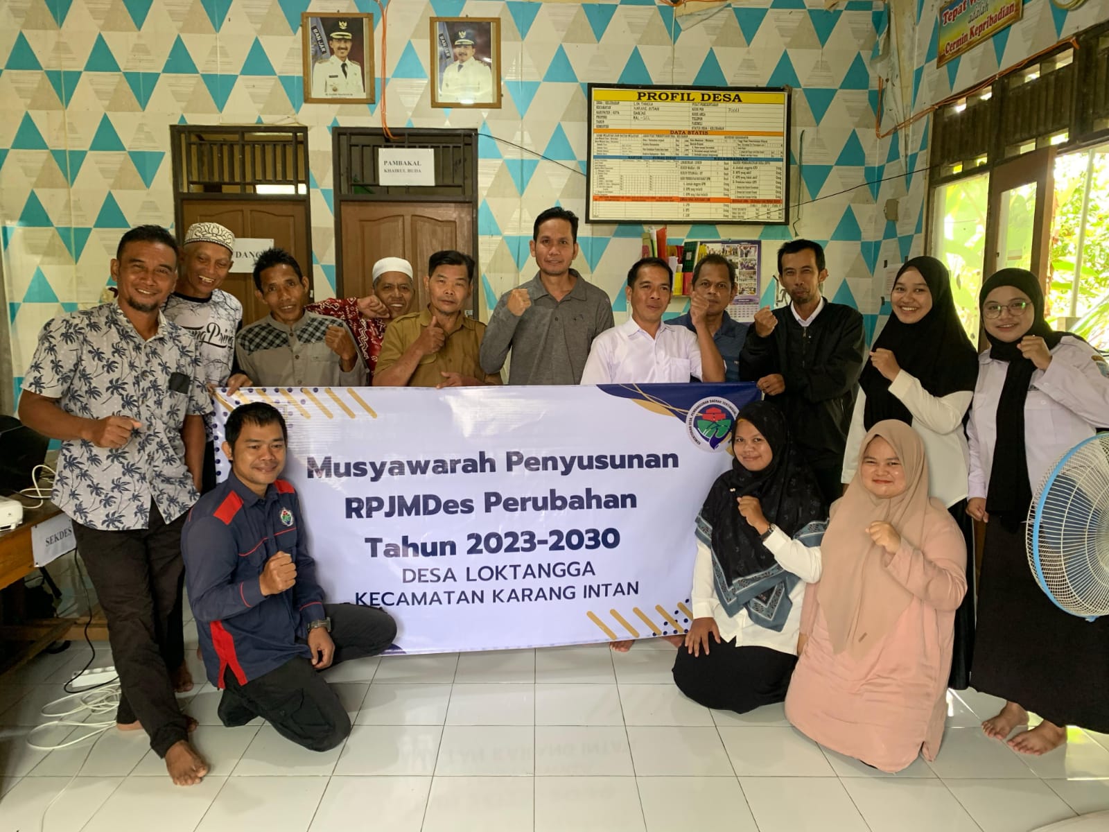 Pembahasan Penyusunan RPJM Perubahan di Desa Lok Tangga, 25 Maret 2025