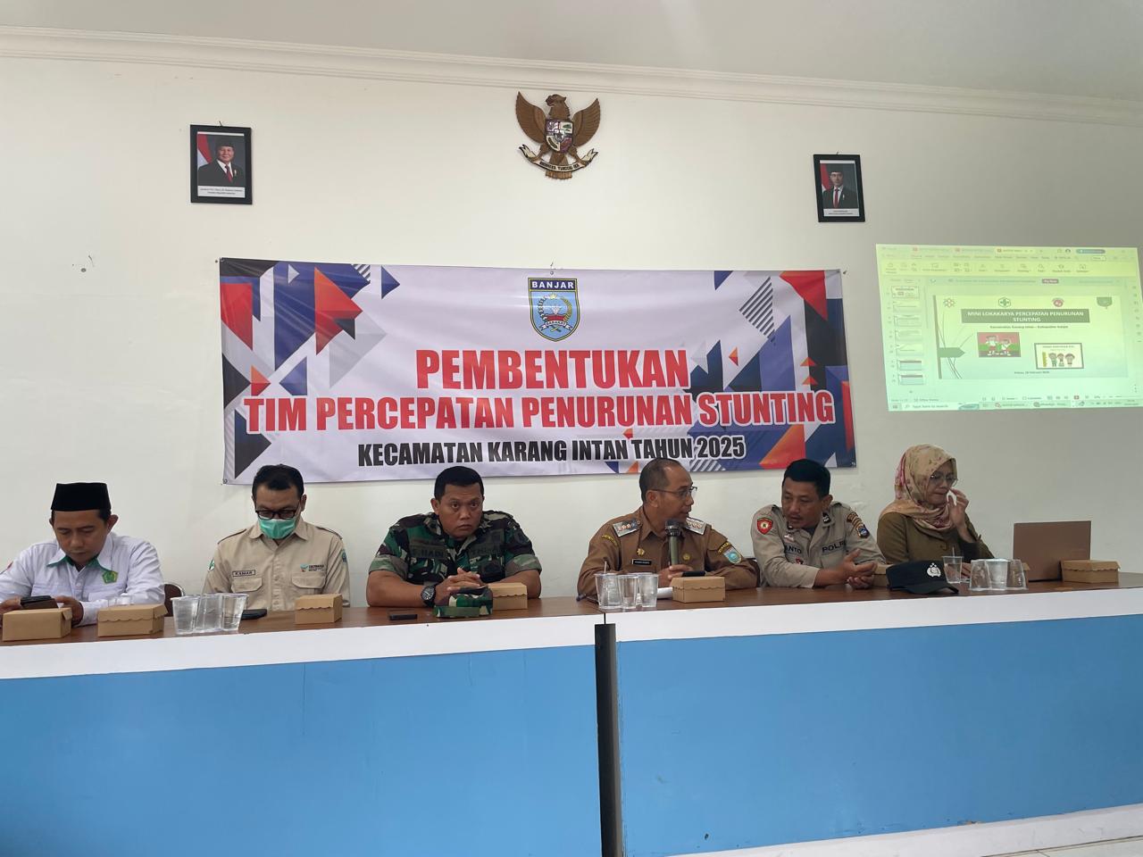  Kolaborasi Kecamatan Karang Intan dan Kepala Desa untuk Pembentukan Tim Percepatan Penurunan Stunting