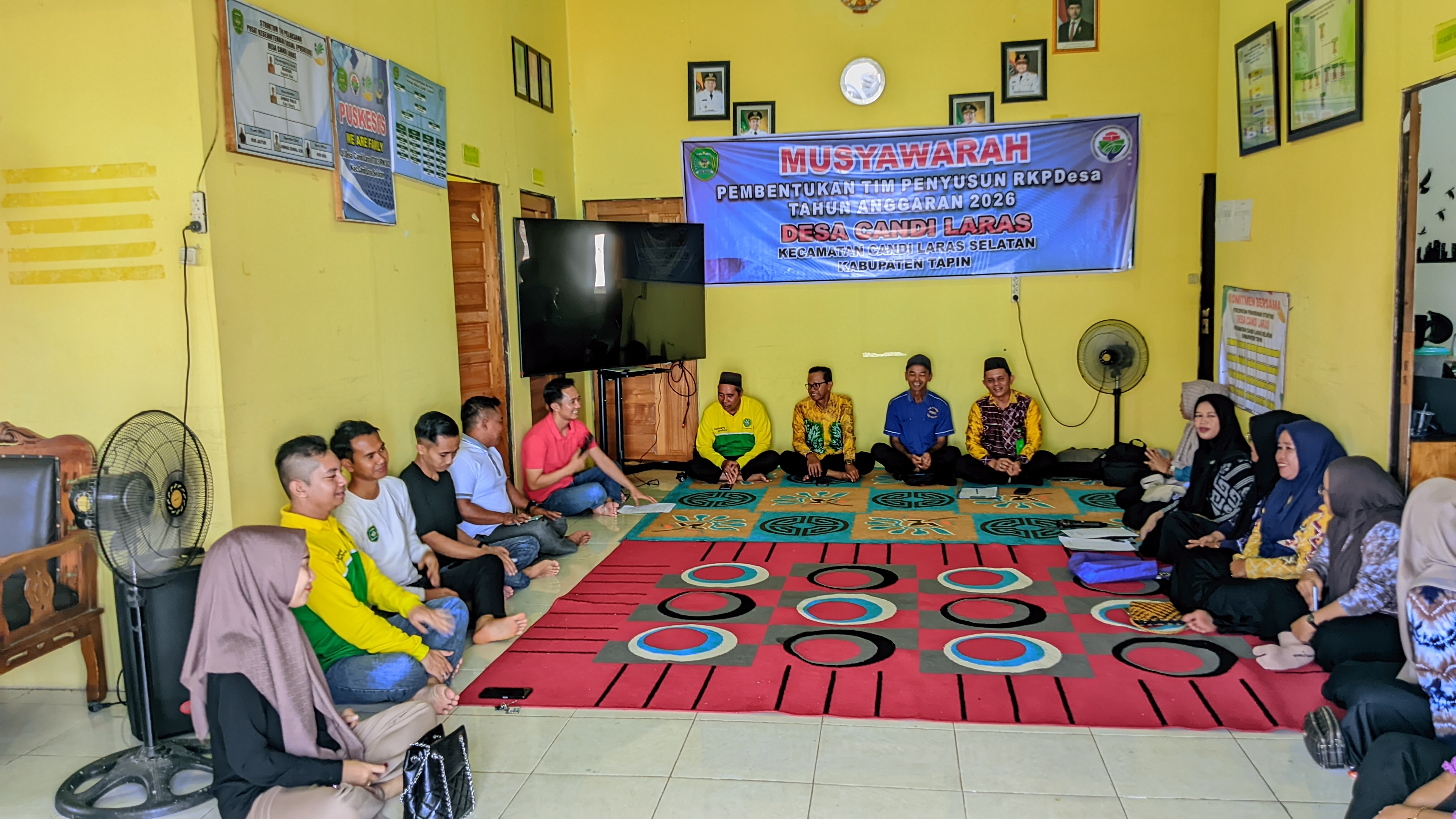 MUSDES Pembentukan Tim Penyusuan RKPDesa Candi Laras 2026