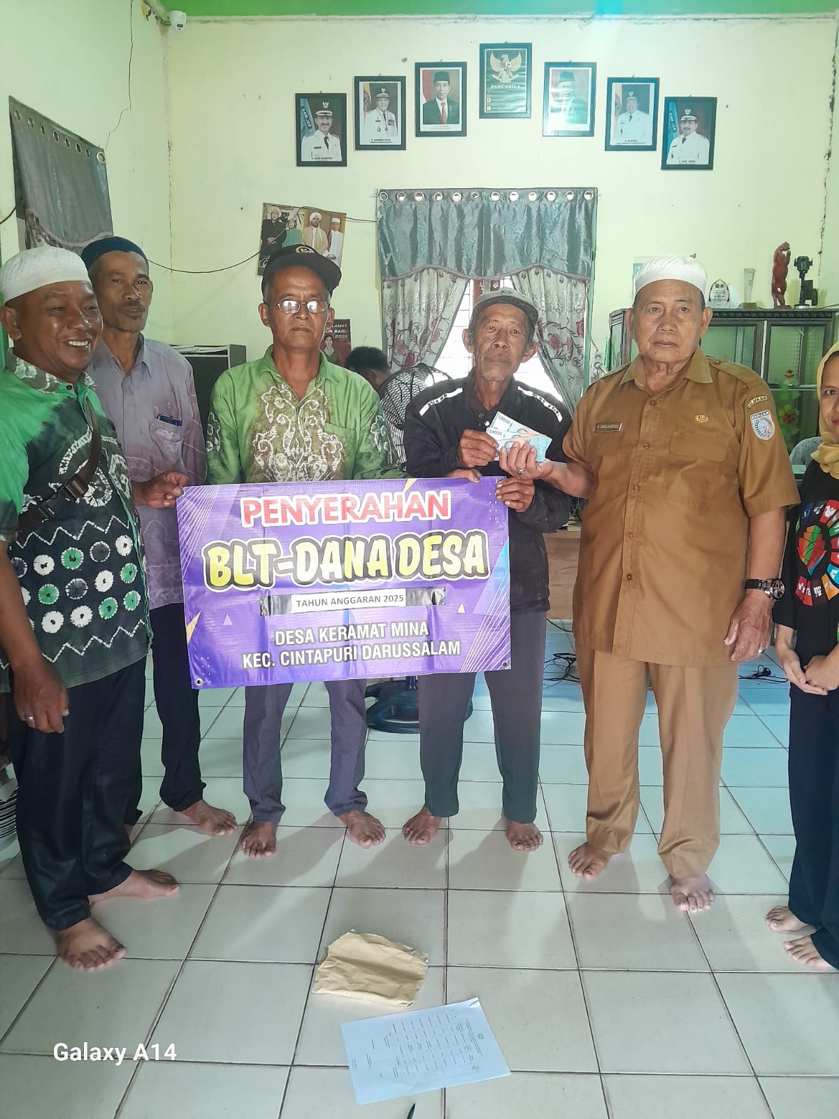 penyaluran blt dd ub.januari s/d maret