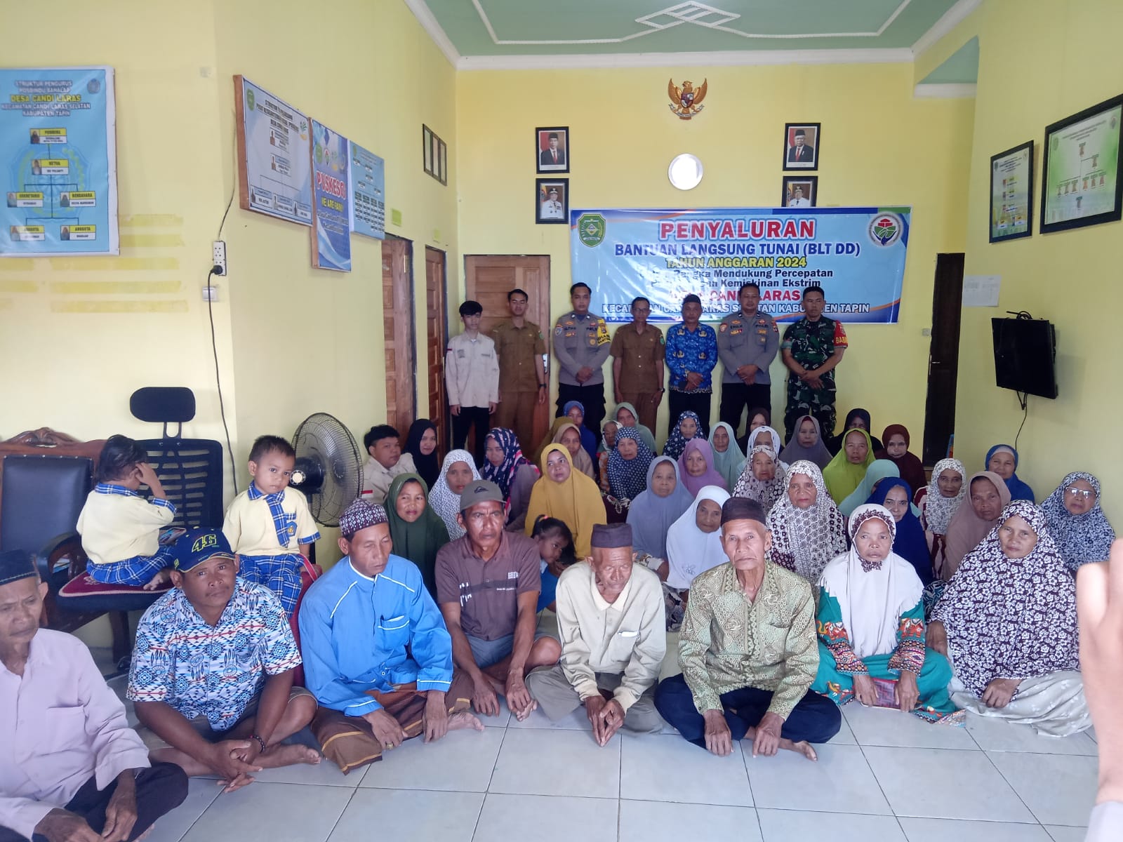 Penyaluran Bantuan Langsung Tunai (BLT) Desa Candi Laras
