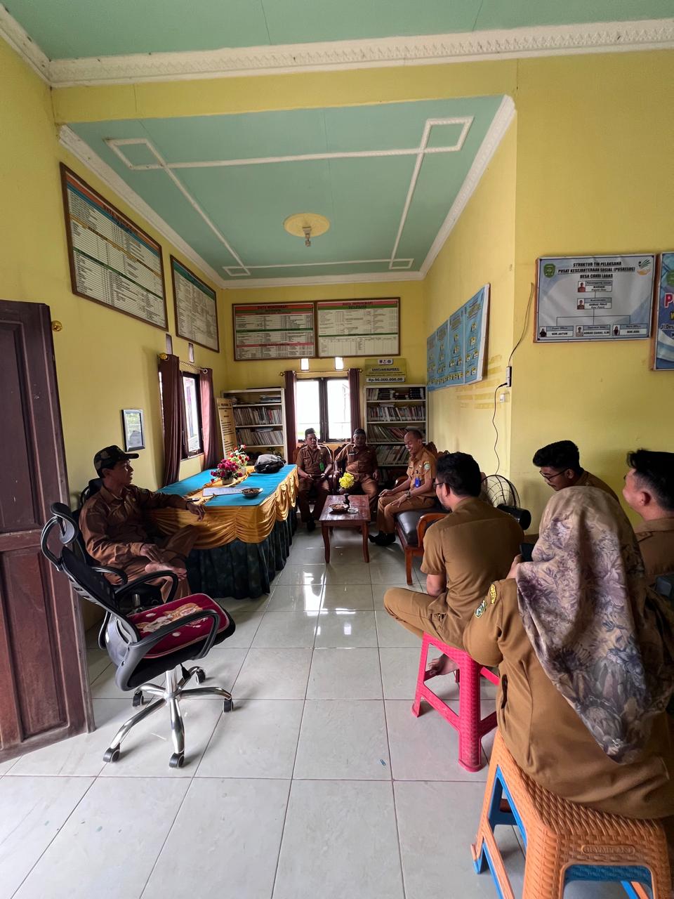 Kunjungan Kecamatan Candi Laras Selatan Ke Desa Candi Laras