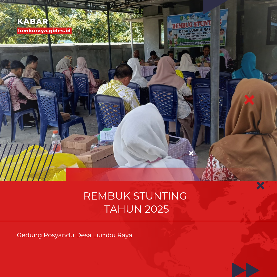 Rembuk Stunting Desa Lumbu Raya 