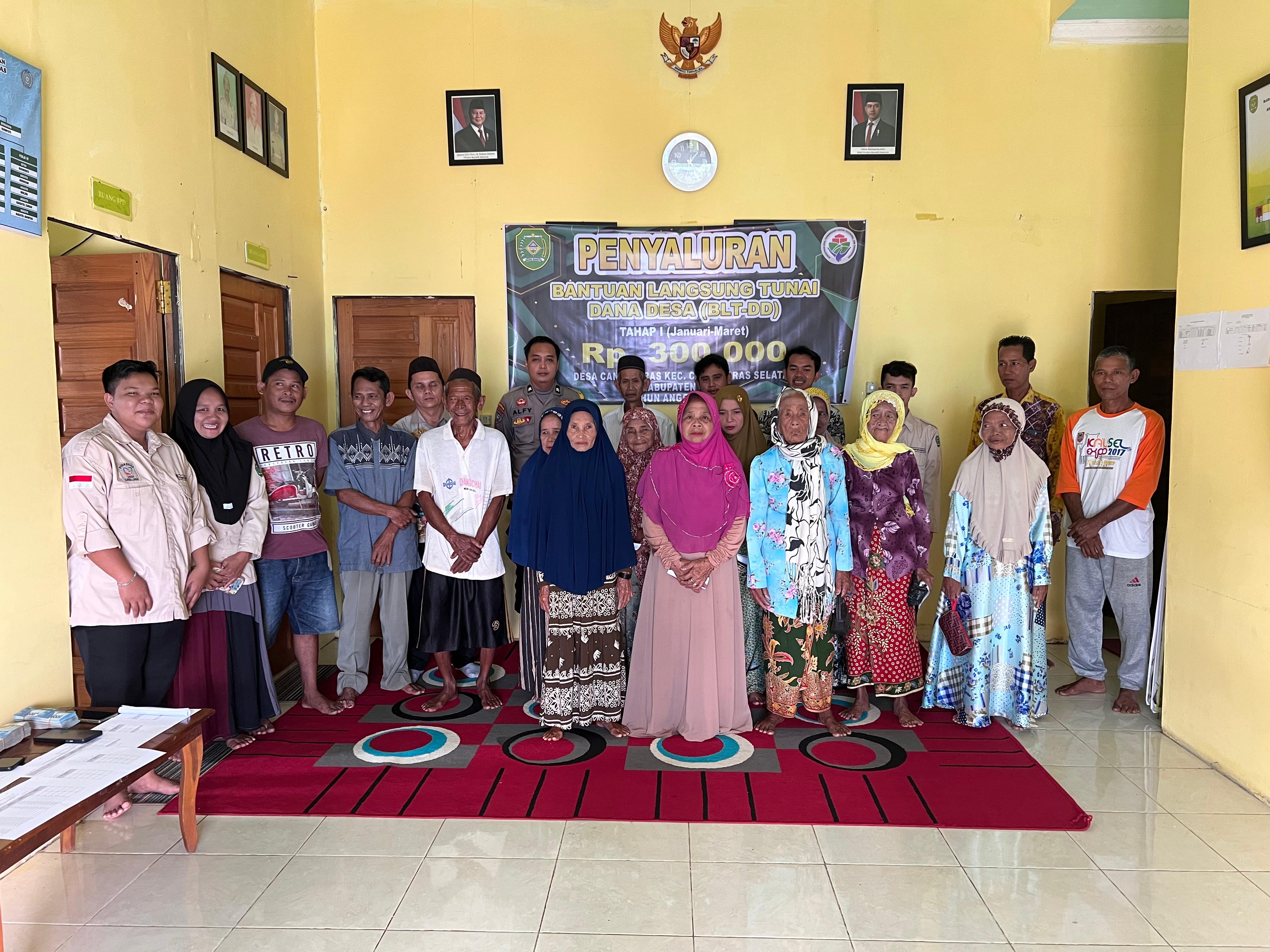 Desa Candi Laras Luncurkan Bantuan Langsung Tunai Tahap I untuk Tingkatkan Kesejahteraan Warga