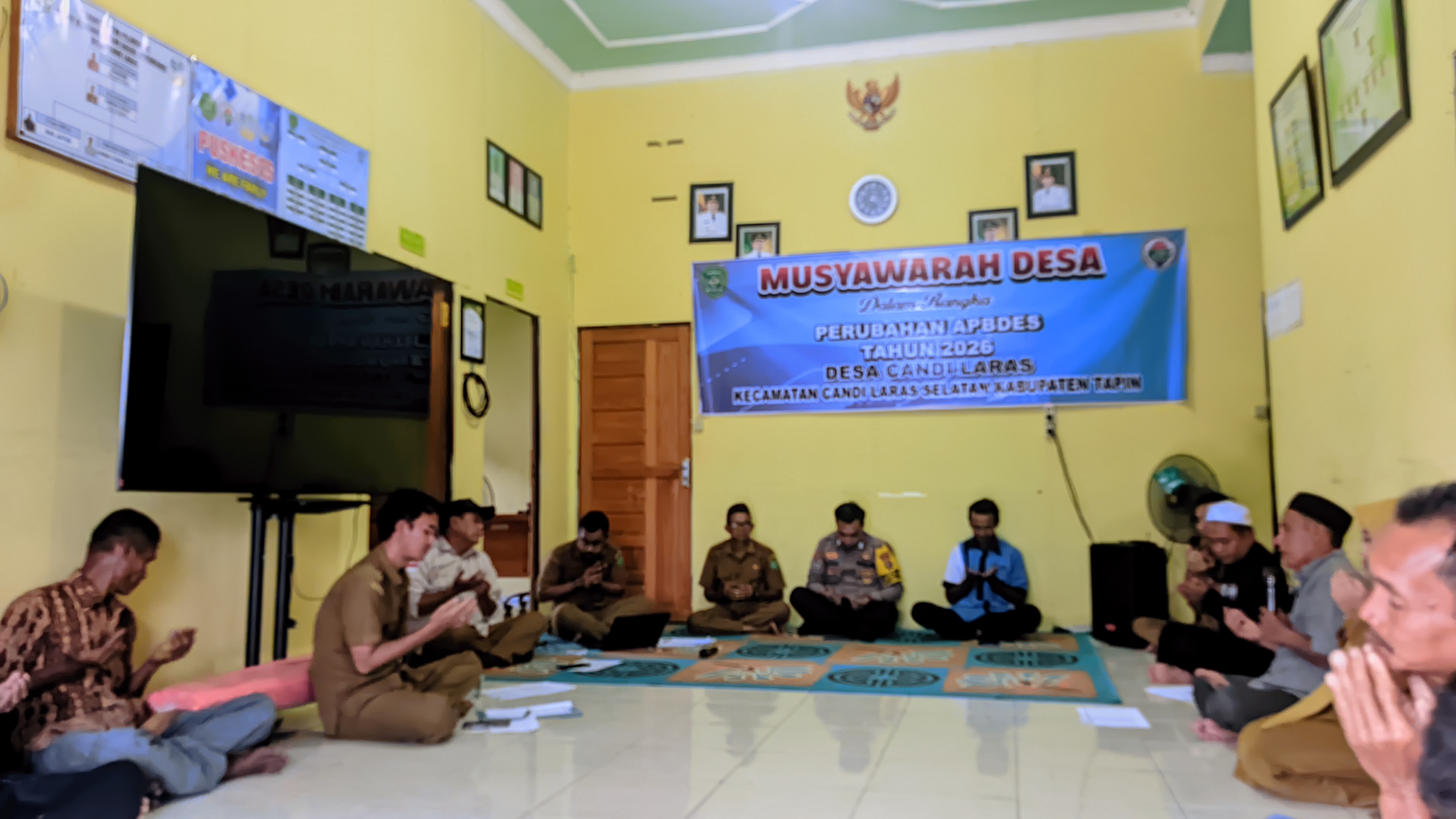 Musdes Dalam Rangka Perubahan APB Desa Candi Laras Tahun 2026