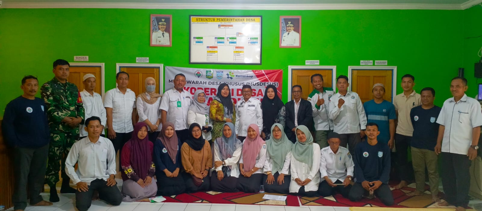 Awang Bangkal Timur Gelar Musdesus Pembentukan Koperasi Merah Putih
