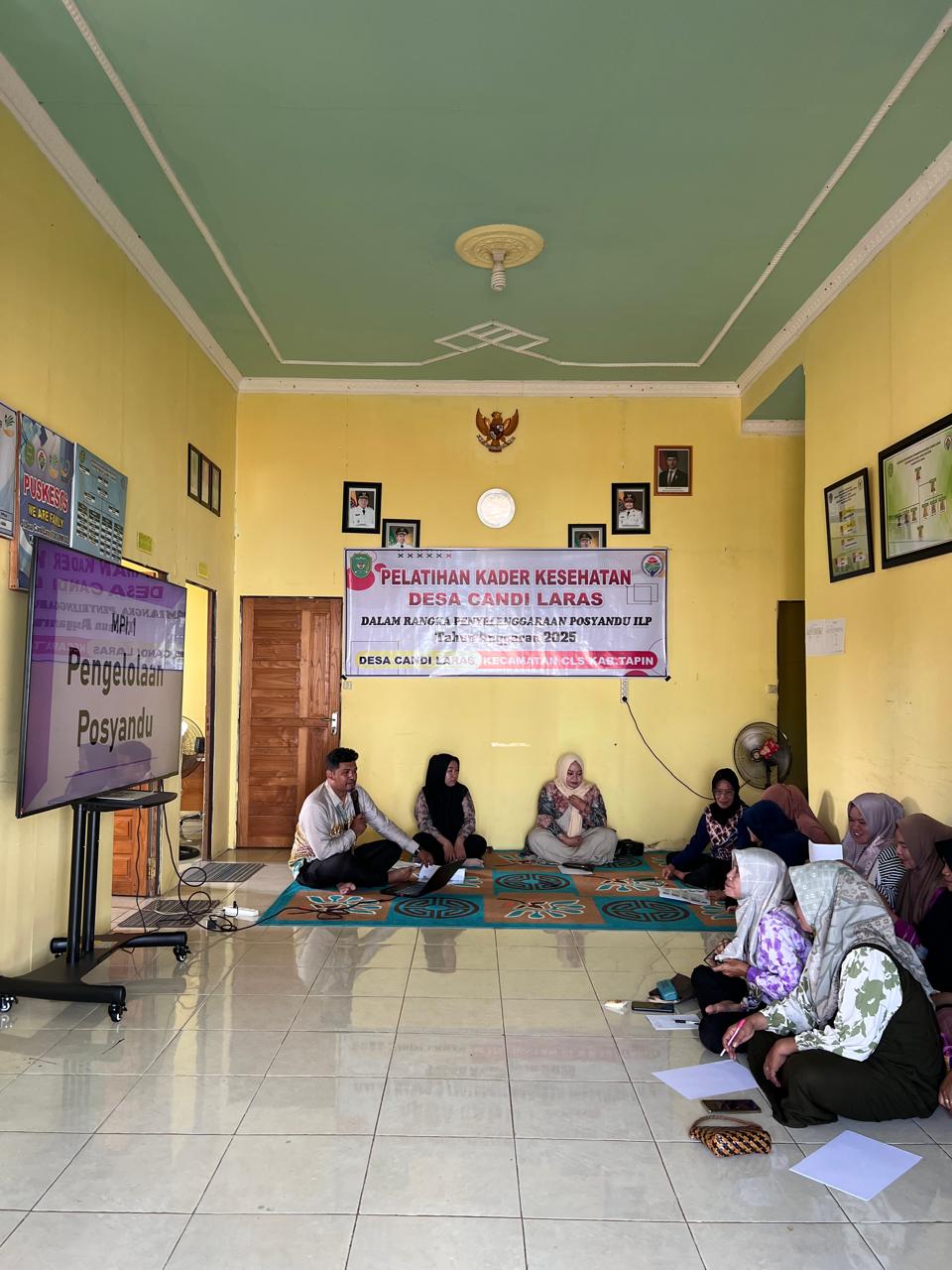 Pelatihan Kader Kesehatan Desa Candi Laras