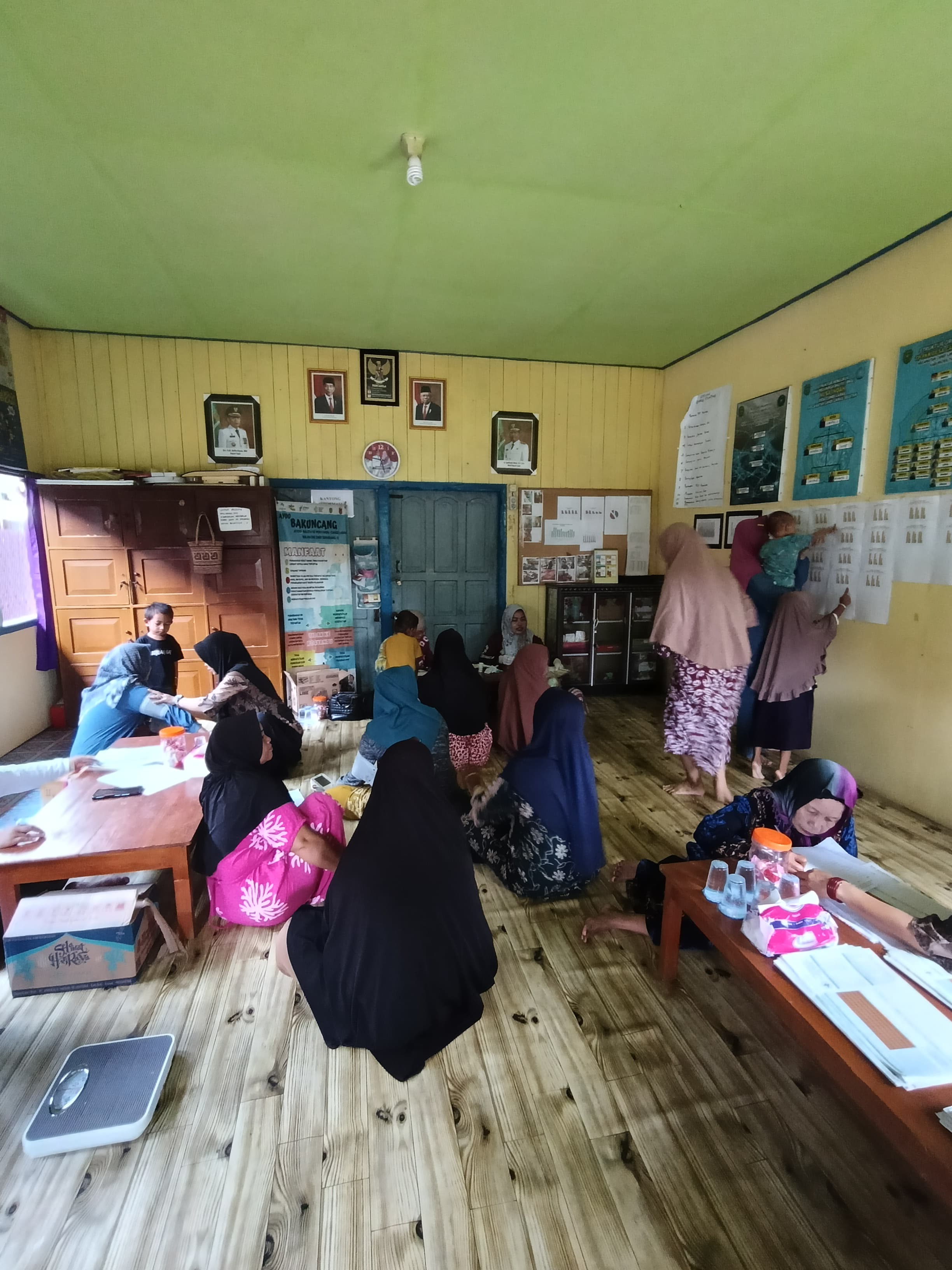 Kegiatan Rutin Bulanan Posbindu Desa Candi Laras