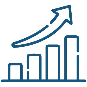 Icon representing positioning your business for growth