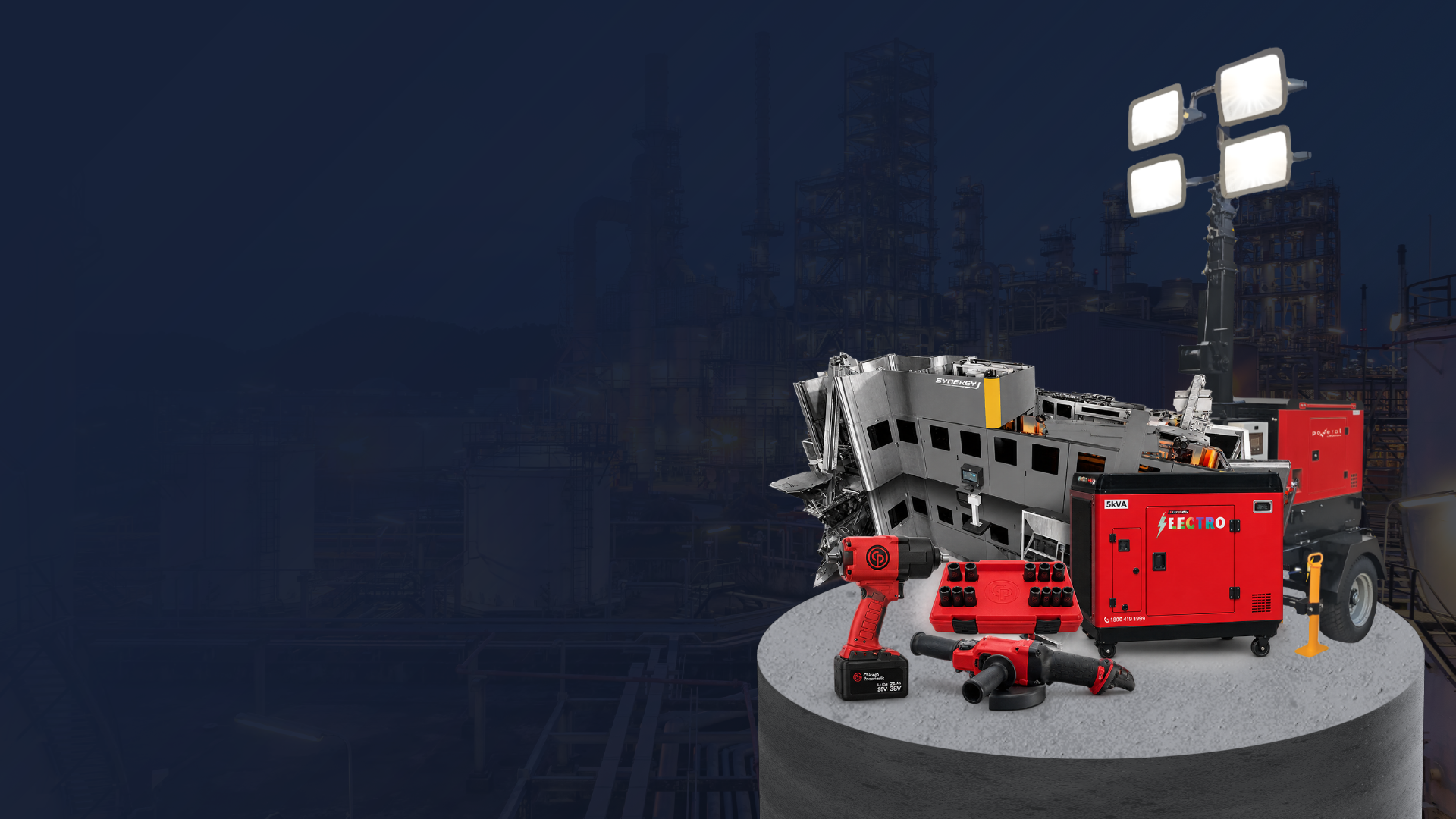 Industrial equipment supplied by Trinity Tradex in Eastern India