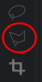 selecting the polygon lasso in the toolbar