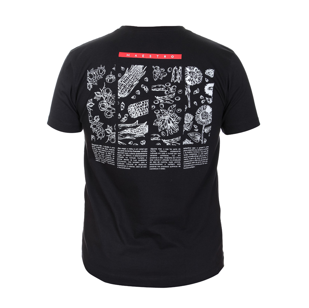 Camiseta Masculina Culturas Preta