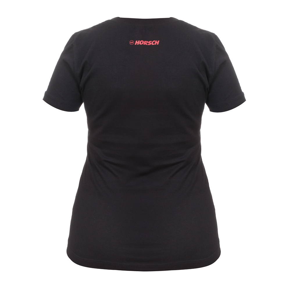 Camiseta Feminina Think Preta Horsch